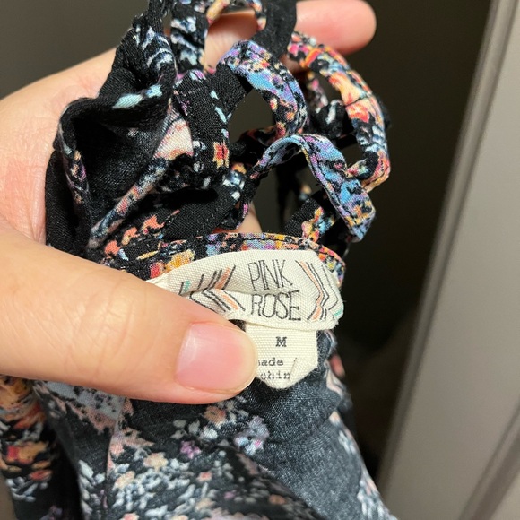 3/$10 ☀️ Printed Black Summer Dress - Picture 3 of 5